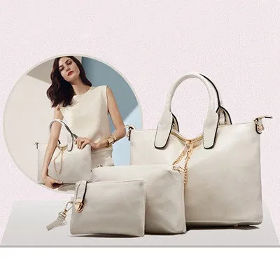 3 PCS Women Handbag Shoulder Bags Women Famous s PU Leather Messenger Bag Satchel Purse Tote Handbags bolsos mujer