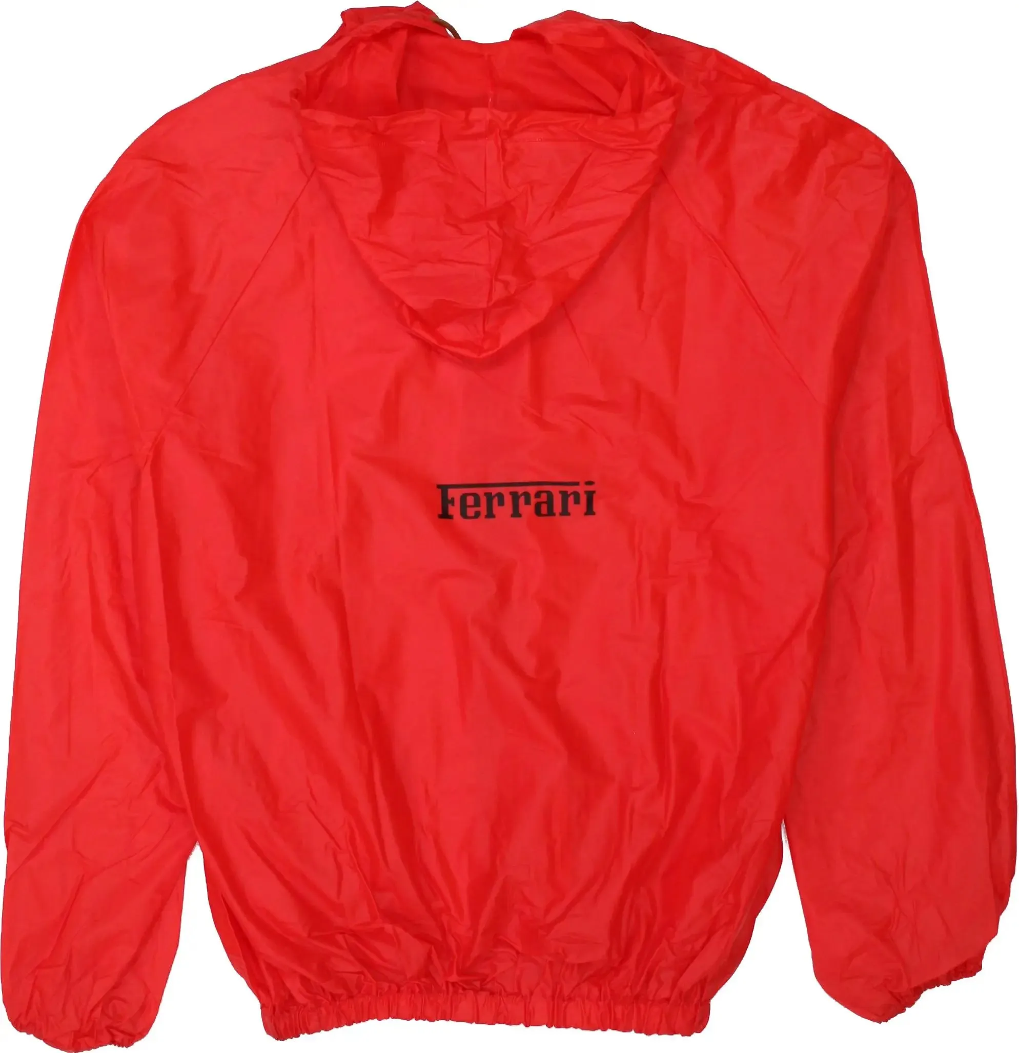 90s Ferrari Hooded Raincoat | ThriftTale