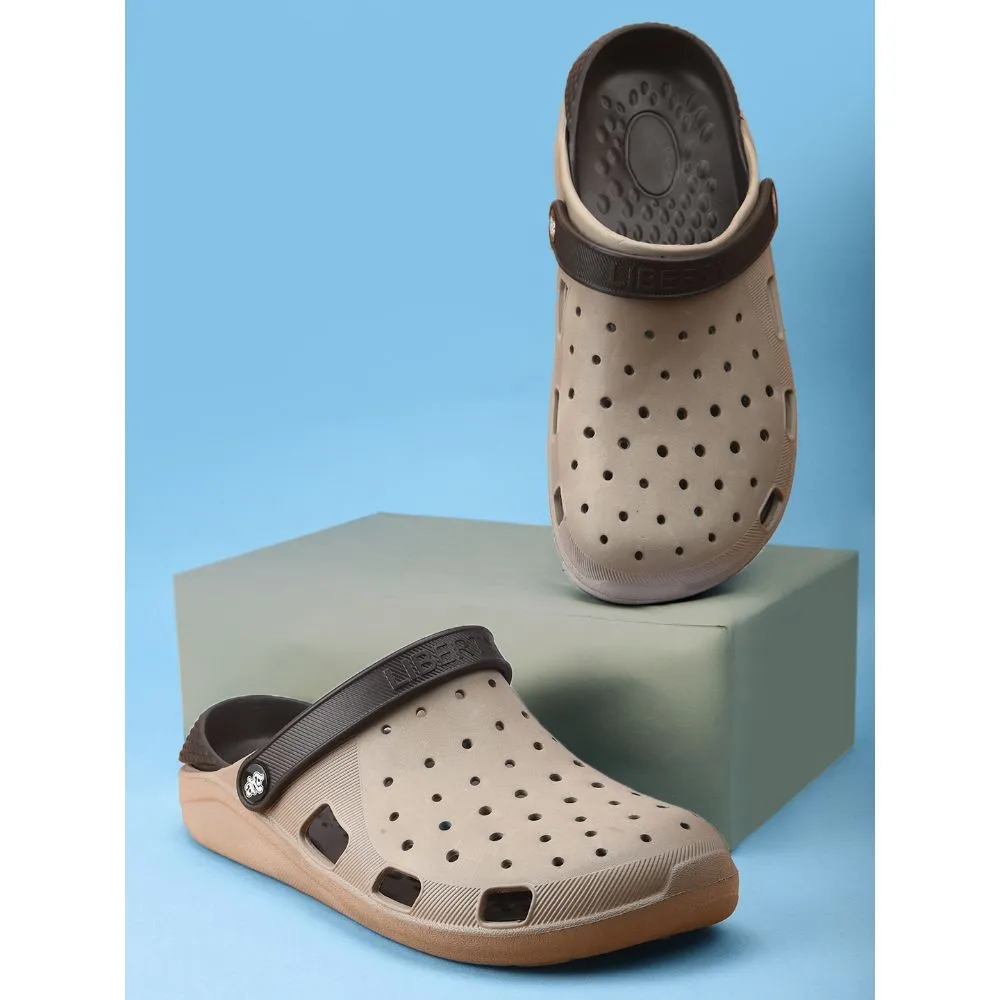 A-HA Casual Beige Clogs For Men LPMXT-800 By Liberty