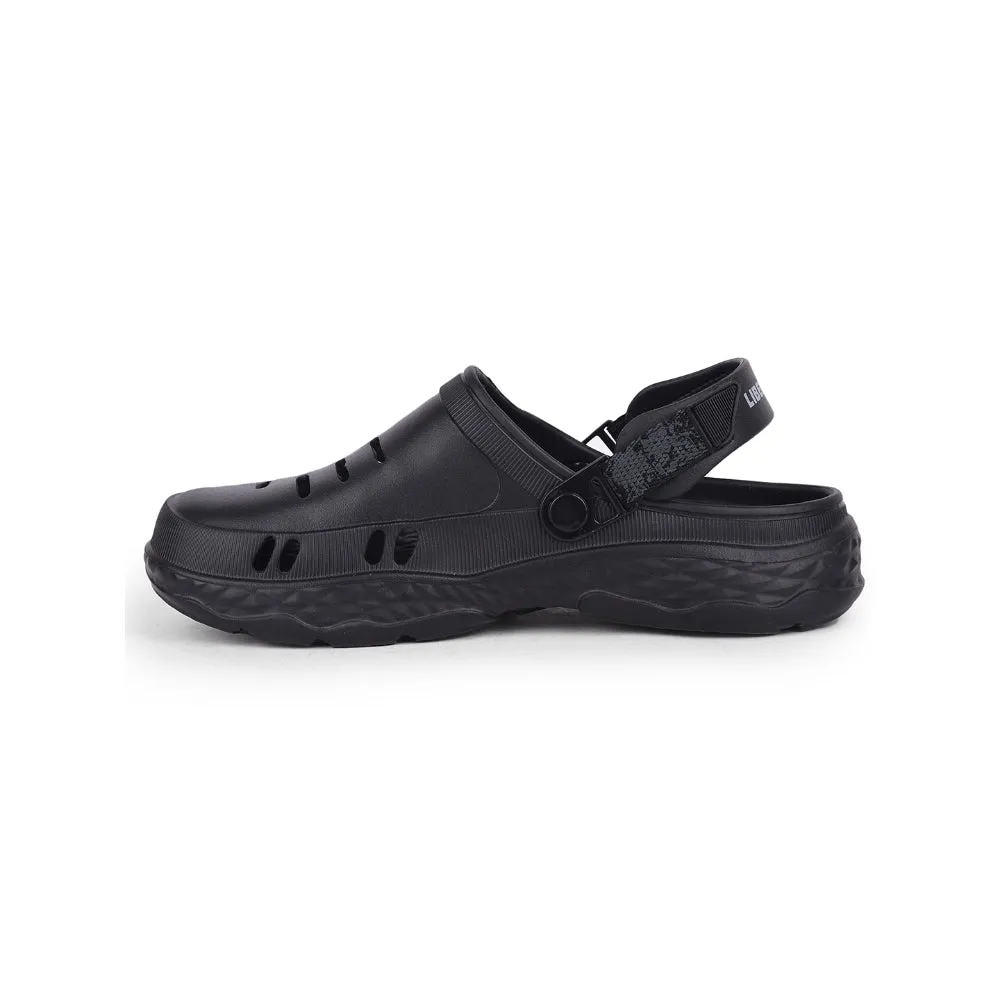 A-HA Casual Black Clogs For Men BEACHRIDE By Liberty