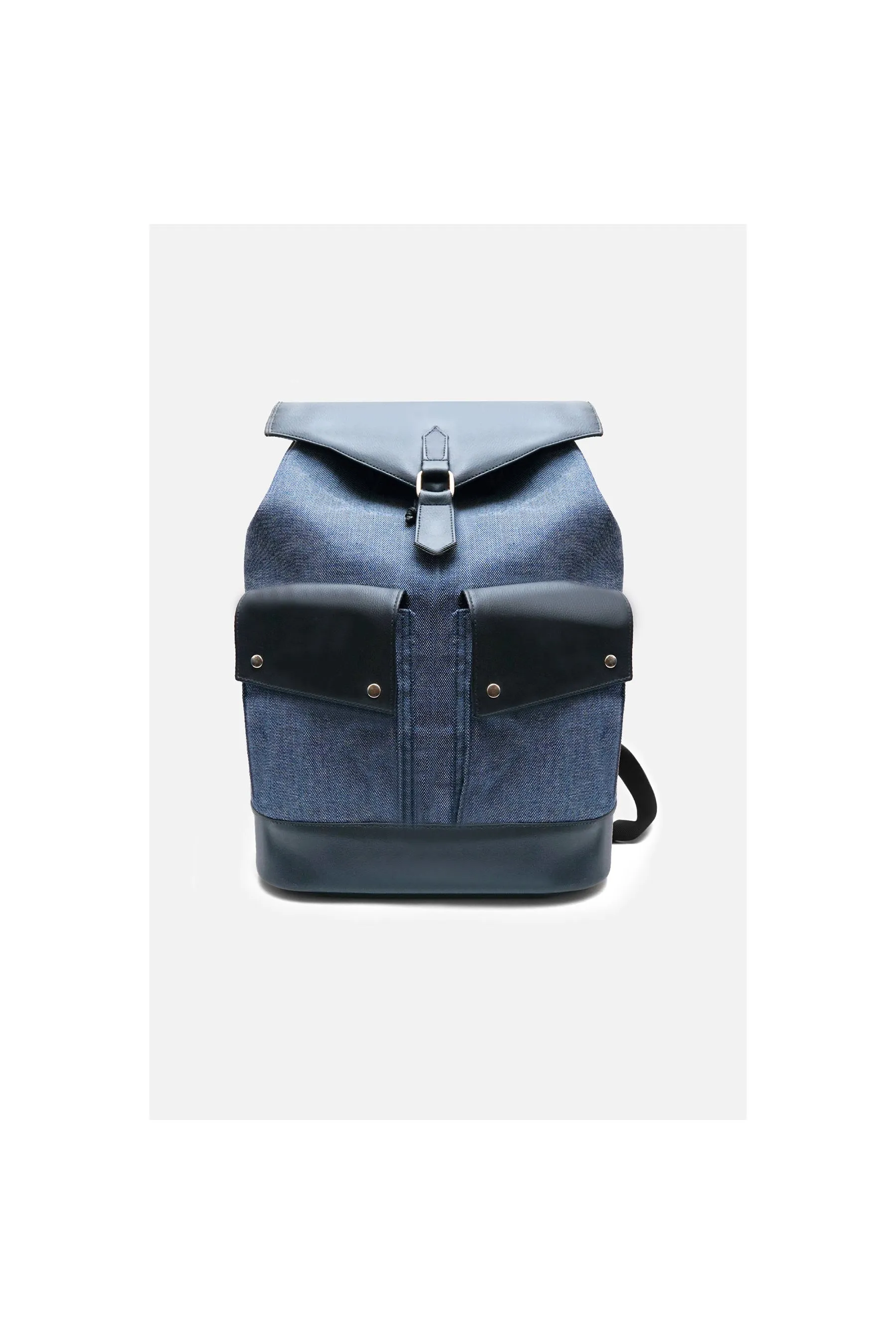 A TAILOR SON Denim Rucksack Backpack Denim Blue unisex Travel Bags