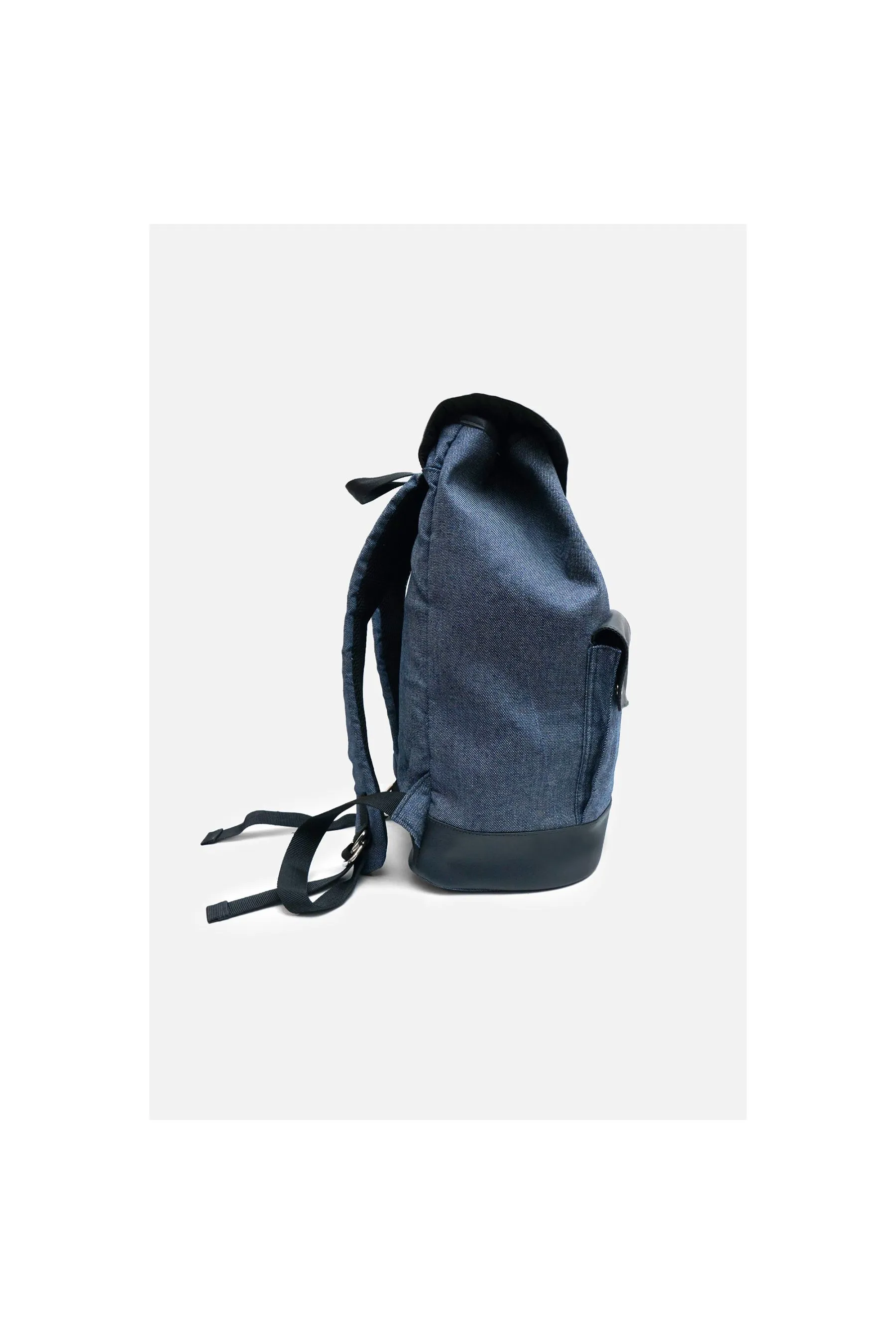 A TAILOR SON Denim Rucksack Backpack Denim Blue unisex Travel Bags