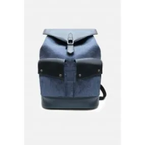 A TAILOR SON Denim Rucksack Backpack Denim Blue unisex Travel Bags