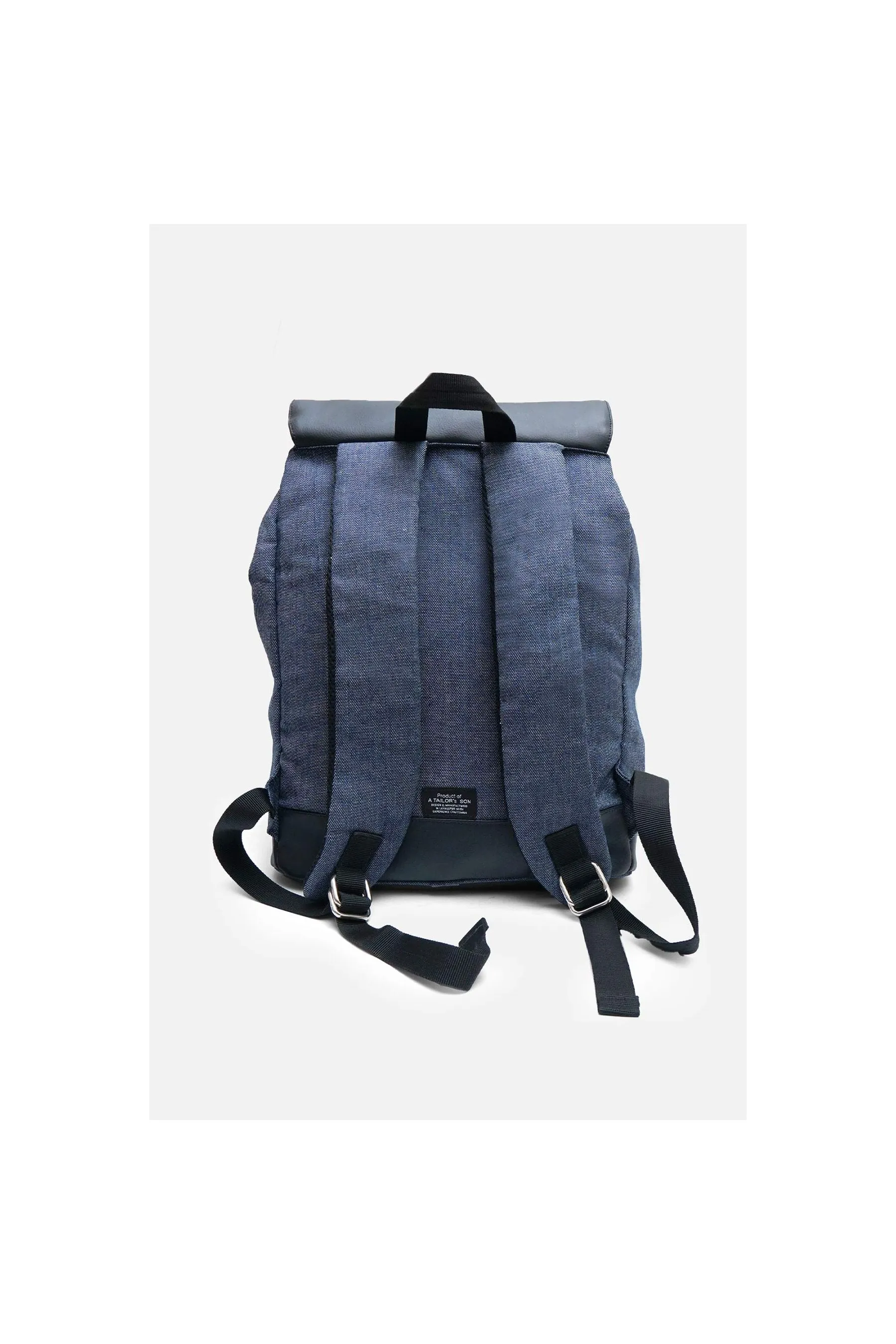 A TAILOR SON Denim Rucksack Backpack Denim Blue unisex Travel Bags