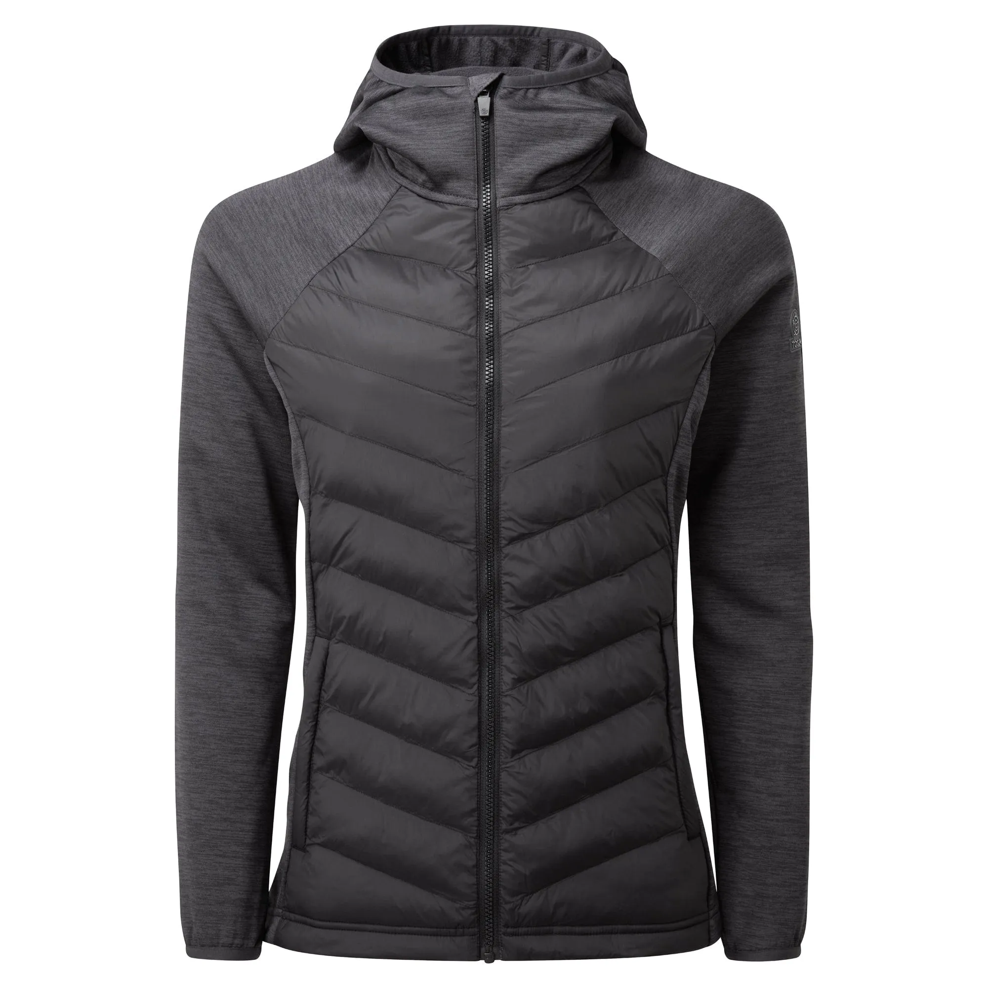 Adwell Womens Insulated Hybrid Jacket - Black