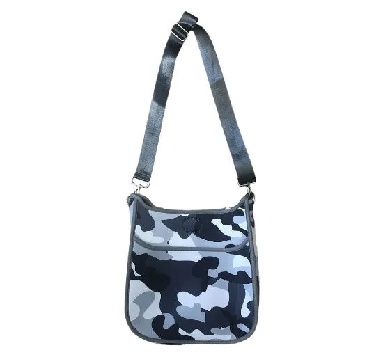 Ah-Dorned Neoprene Camo Messenger Bag