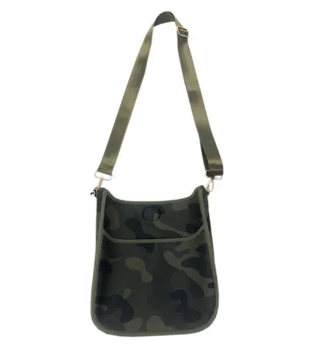 Ah-Dorned Neoprene Camo Messenger Bag