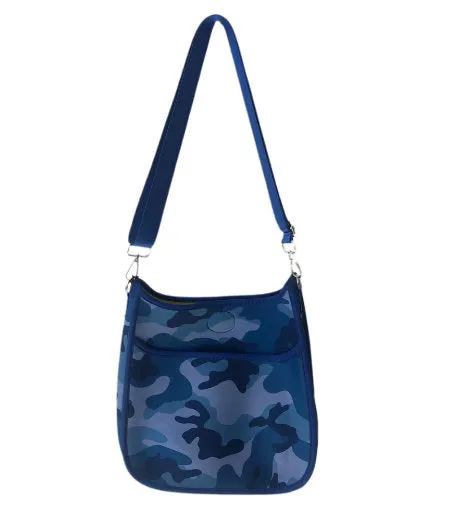 Ah-Dorned Neoprene Camo Messenger Bag