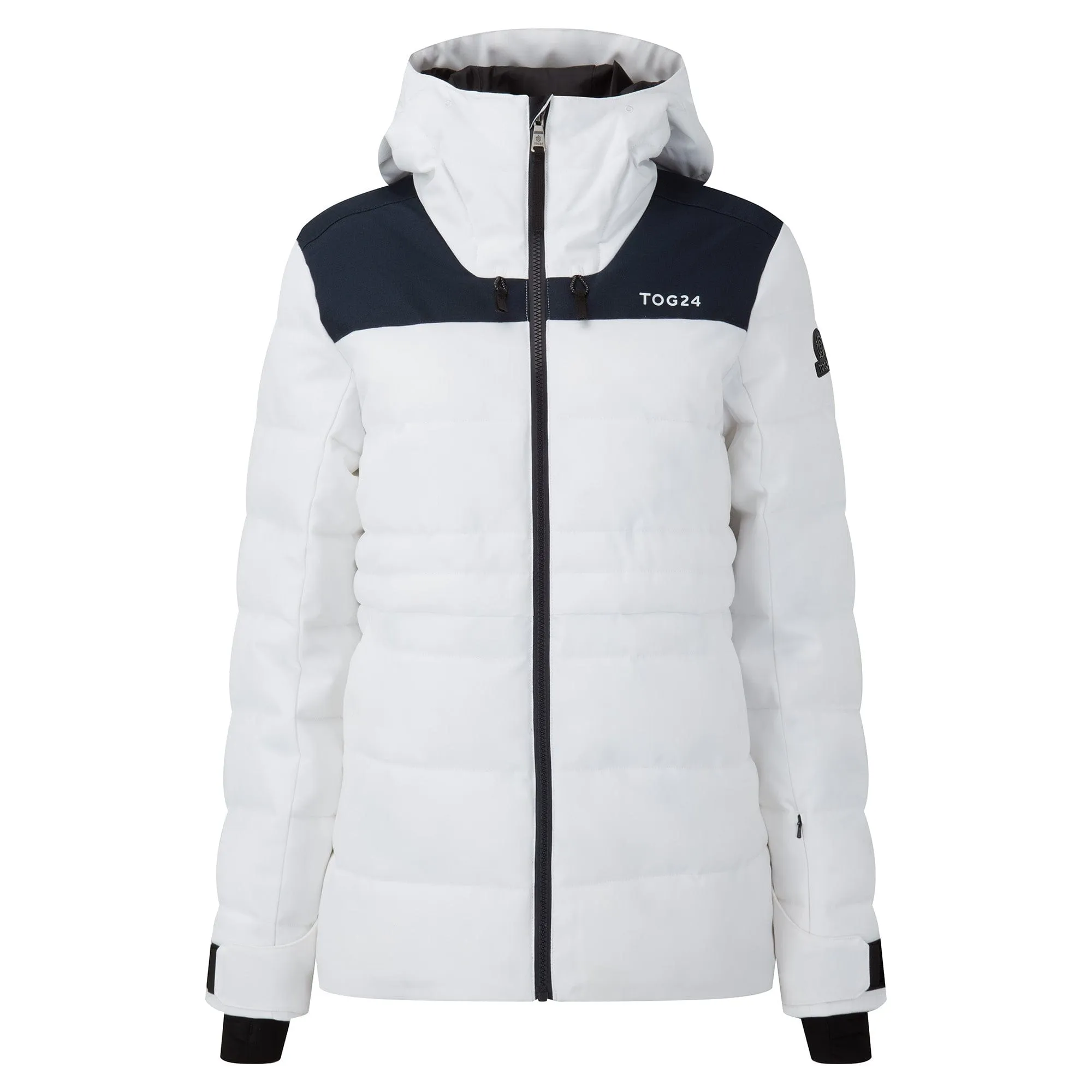 Anvil Womens Insulated Padded Ski Jacket - Optic White