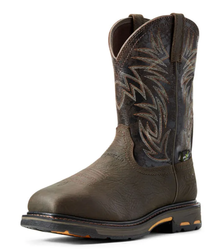 Ariat WorkHog Wide Square Toe Waterproof MetGuard Composite Toe Work Boot