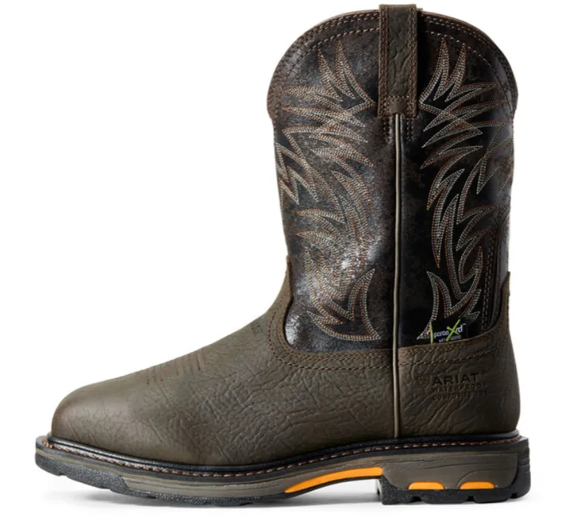 Ariat WorkHog Wide Square Toe Waterproof MetGuard Composite Toe Work Boot