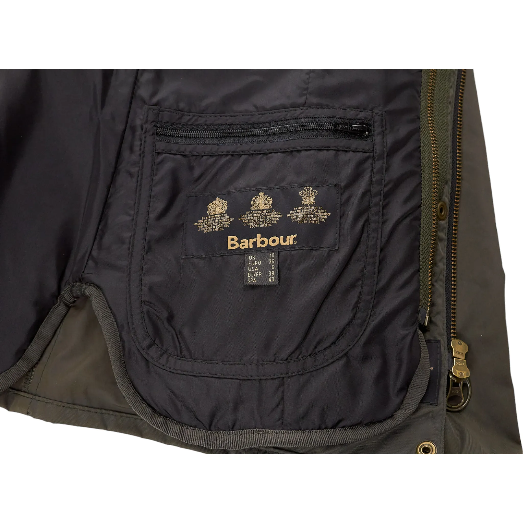 Barbour Green Fitted/Lined Jacket