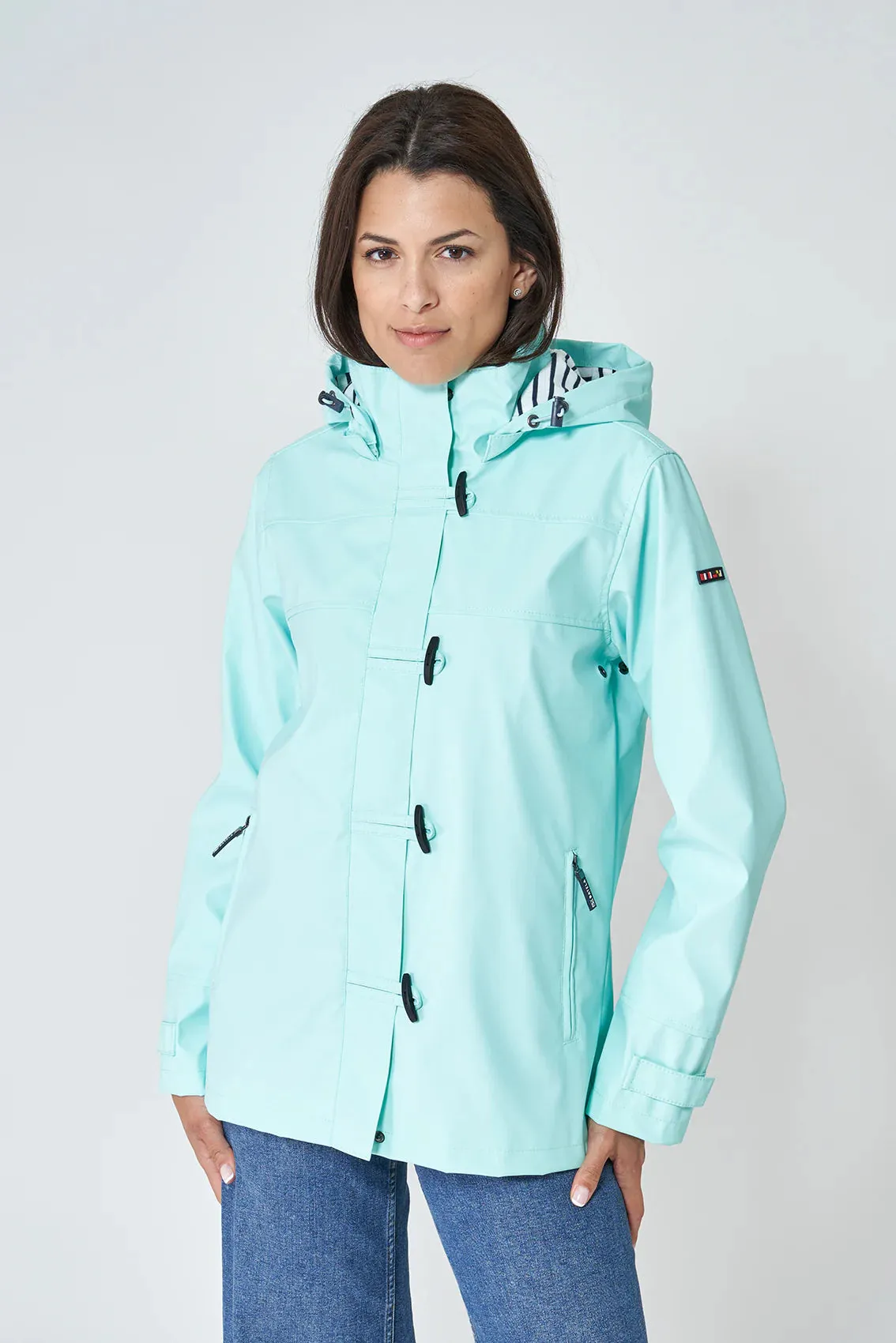 Batela Toggle Detail Raincoat C3008