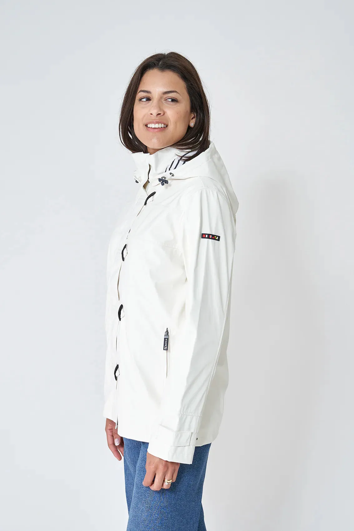 Batela Toggle Detail Raincoat C3008