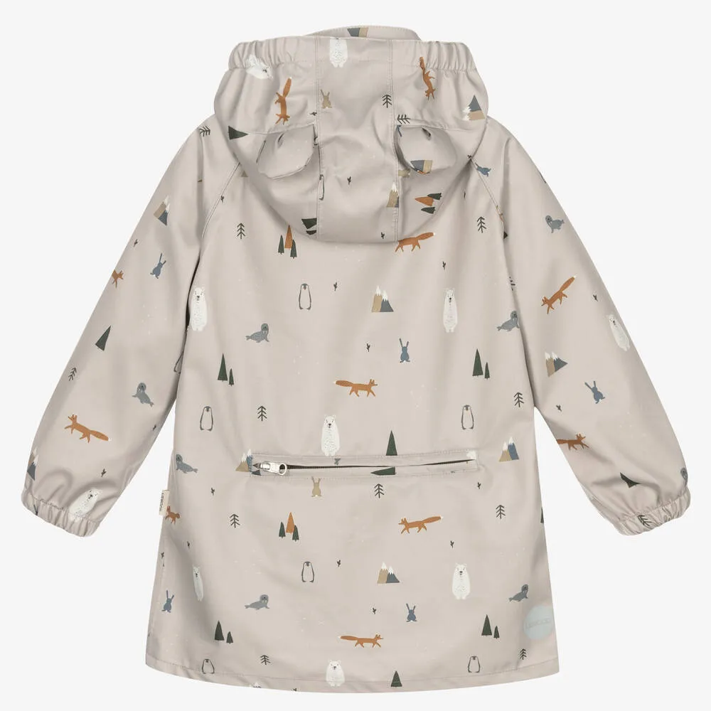 Beige Waterproof Raincoat