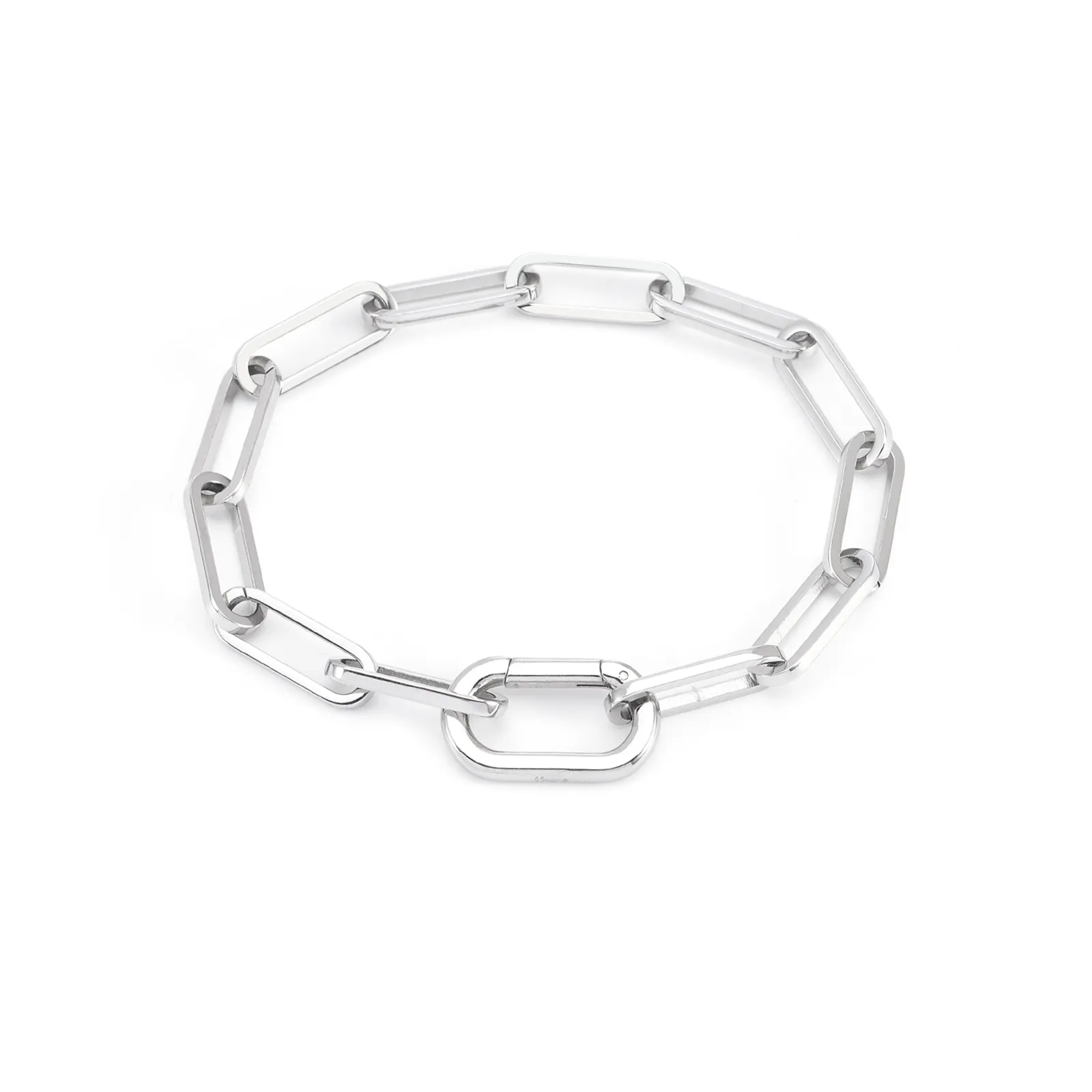 BG860W B.Tiff Jemma Link Stainless Steel Bracelet