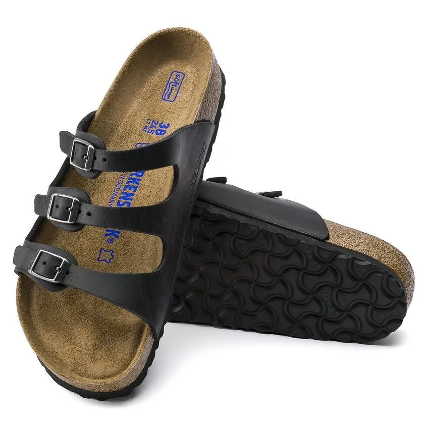 Birkenstock Florida Leather Soft Footbed