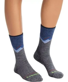 Bombas Marl Mountain Landscape Merino Blend Hiking Calf Socks