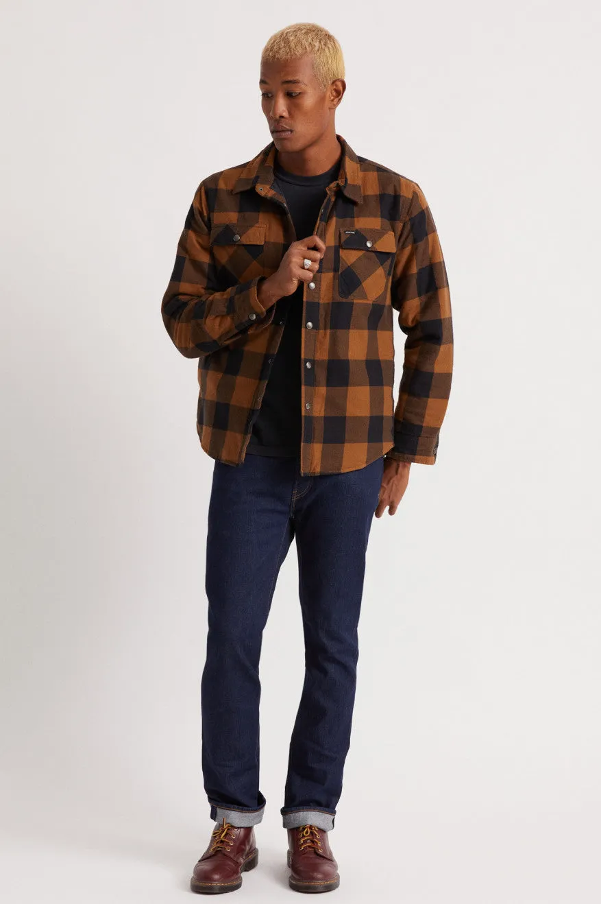 Bowery Lined L/S Flannel - Navy/Copper