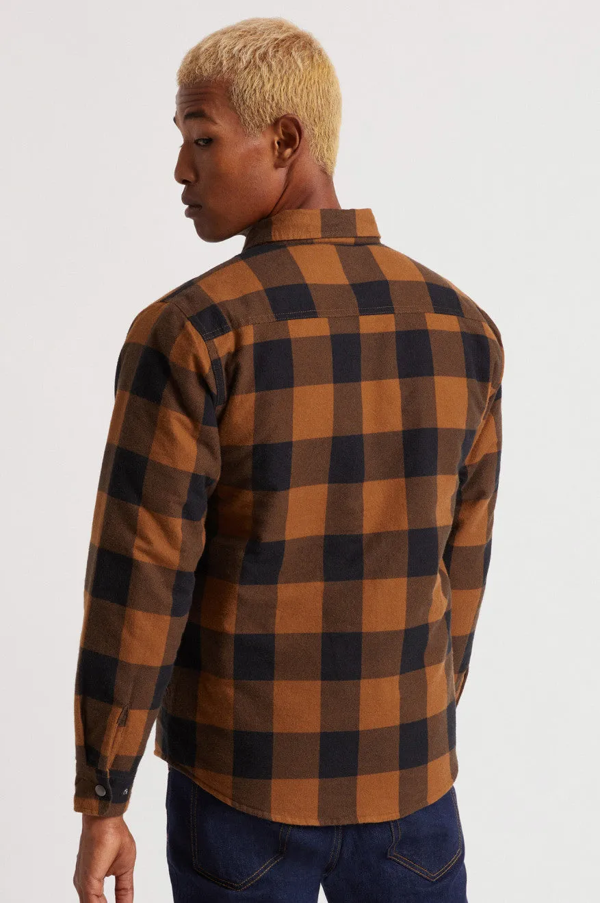 Bowery Lined L/S Flannel - Navy/Copper