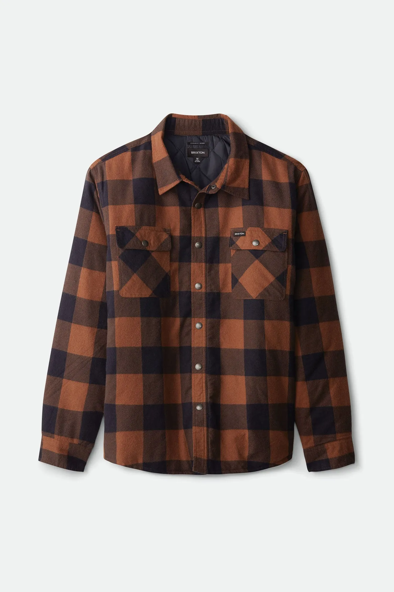 Bowery Lined L/S Flannel - Navy/Copper