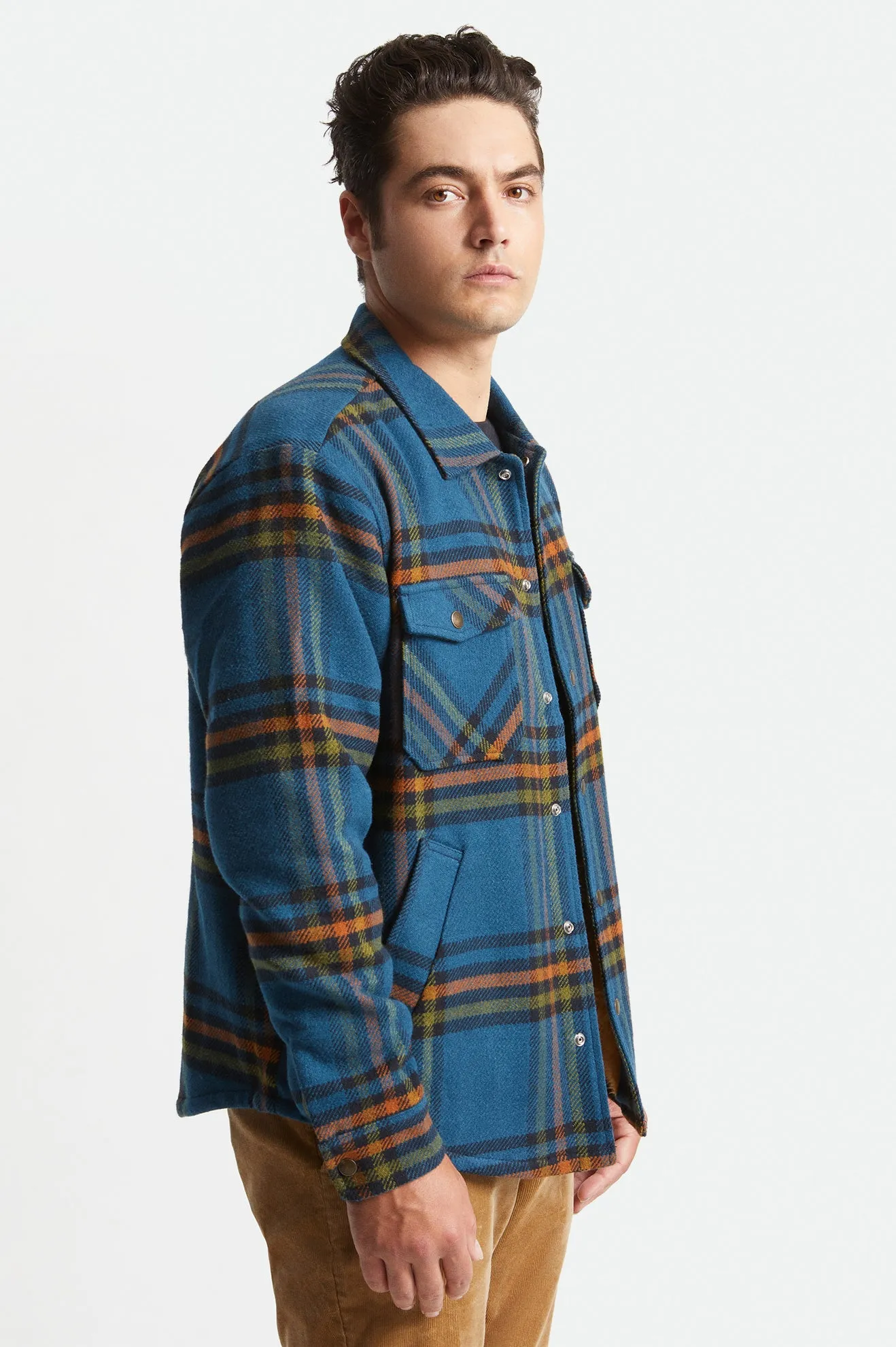 Bowery Sherpa Lined Jacket - Marine Blue