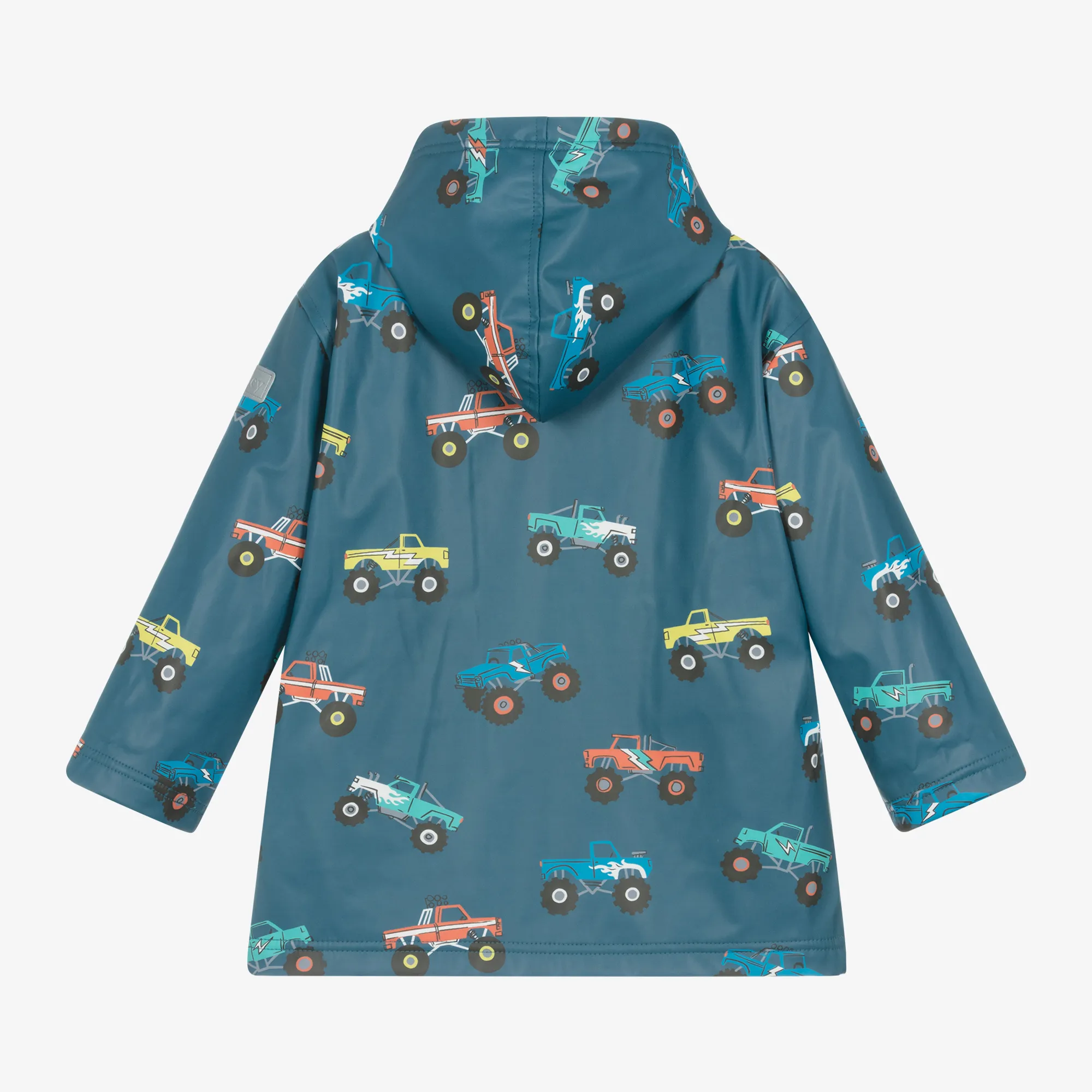 Boys Blue Monster Truck Raincoat