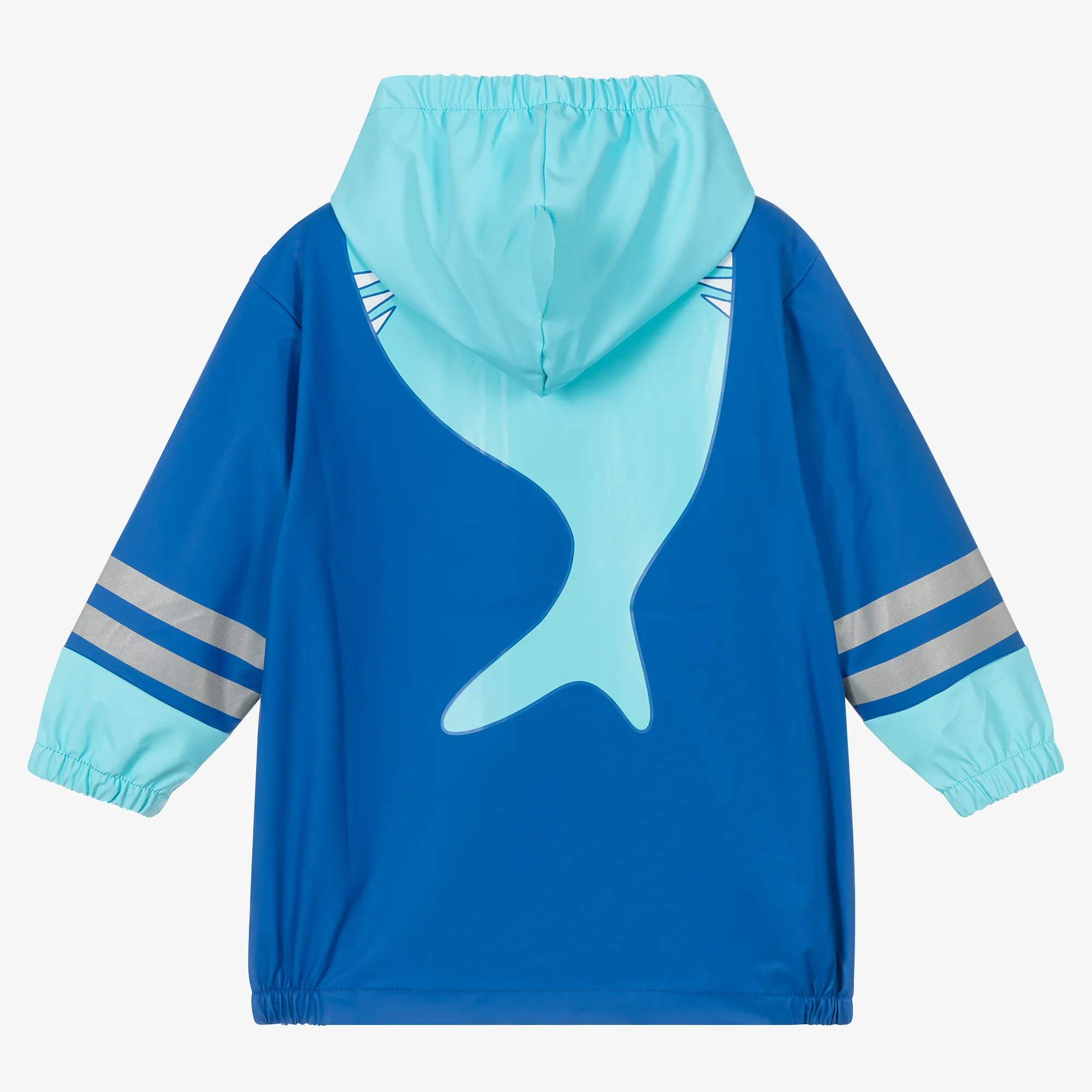 Boys Blue Shark Raincoat