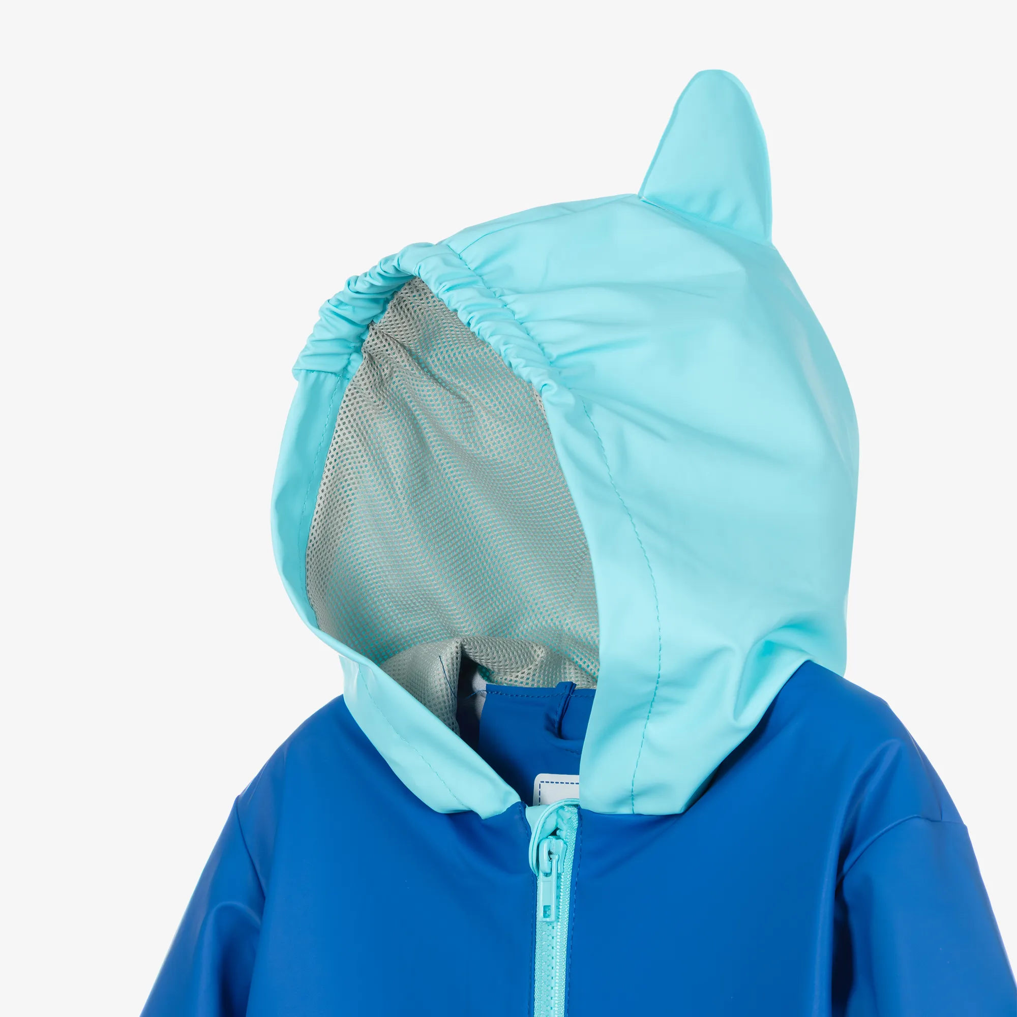 Boys Blue Shark Raincoat