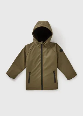 Boys Green PU Raincoat (1-7yrs)