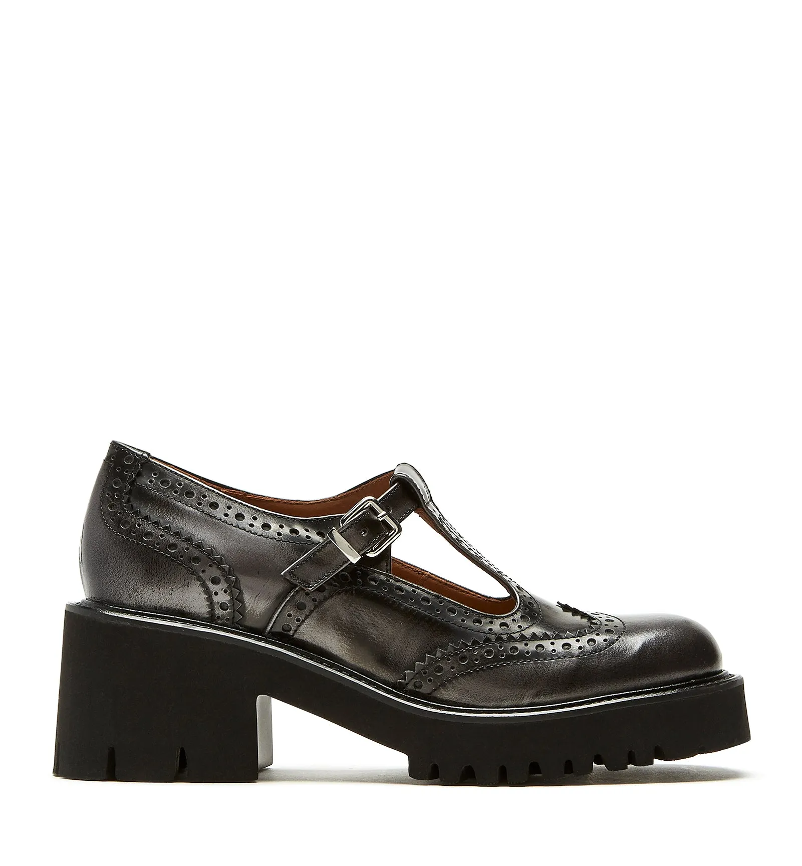 BRUCEY LEATHER MARY JANE LOAFER