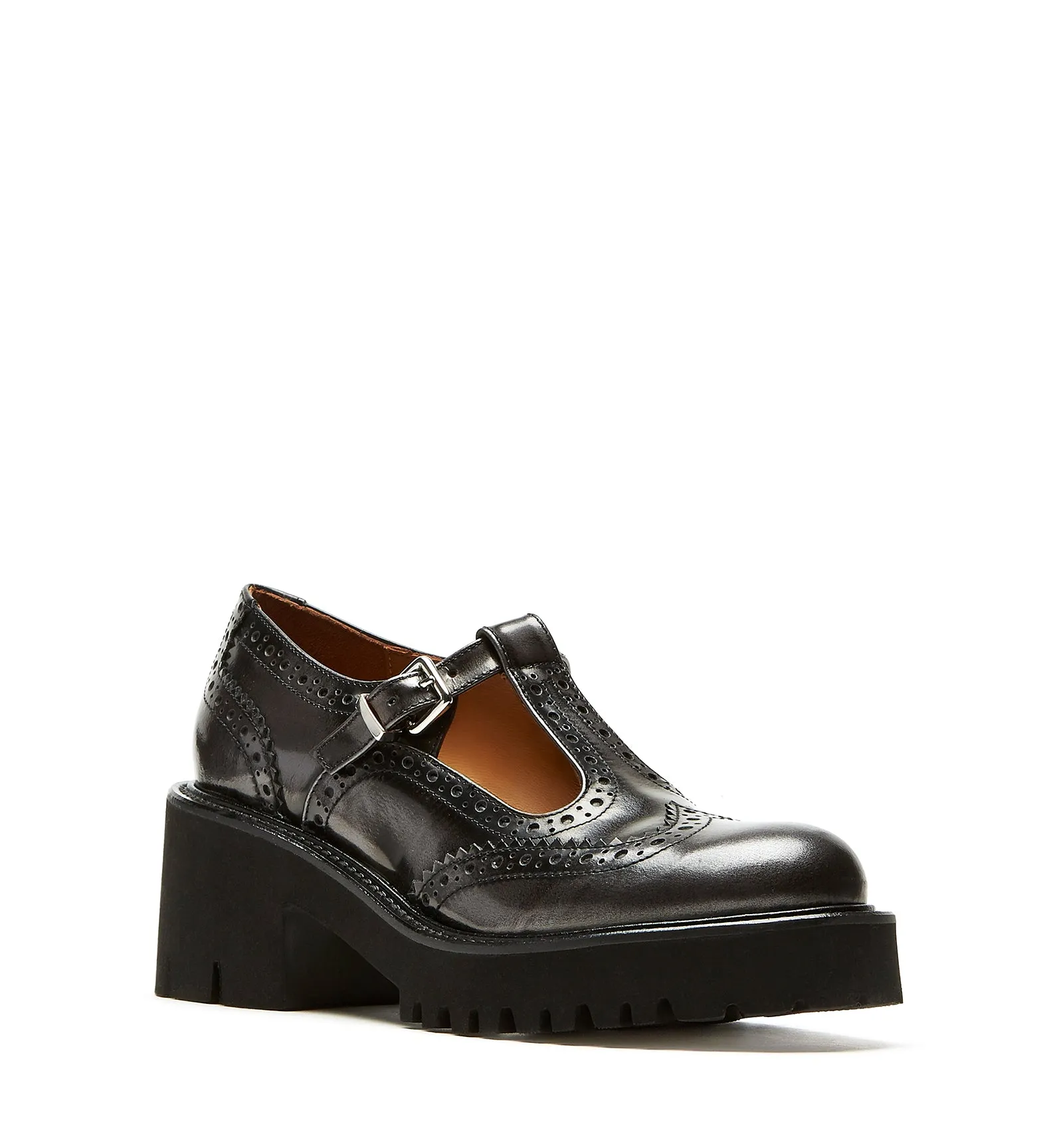 BRUCEY LEATHER MARY JANE LOAFER