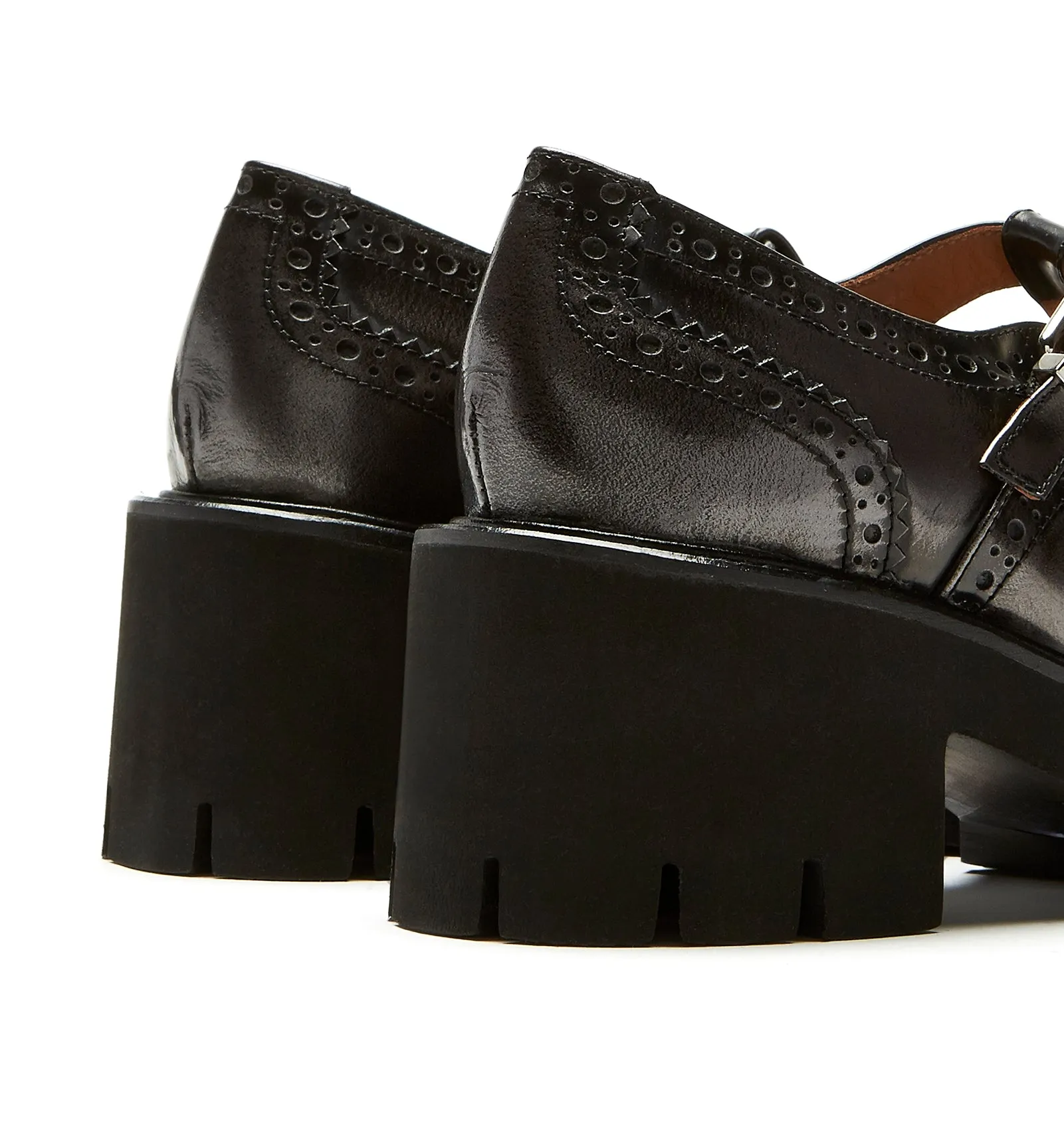 BRUCEY LEATHER MARY JANE LOAFER