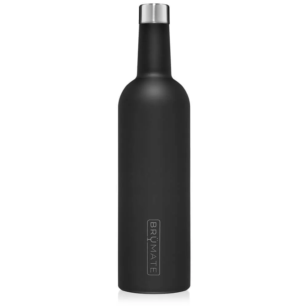 BRUMATE WINESULATOR INSULATED WINE 25OZ CANTEEN BRU-WINEBK Black