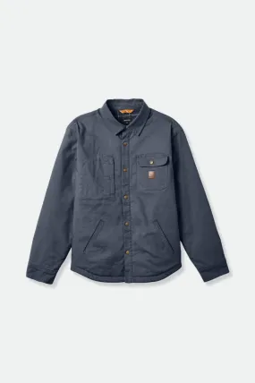 Builders Stretch Flannel Lined Jacket - Ombre Blue