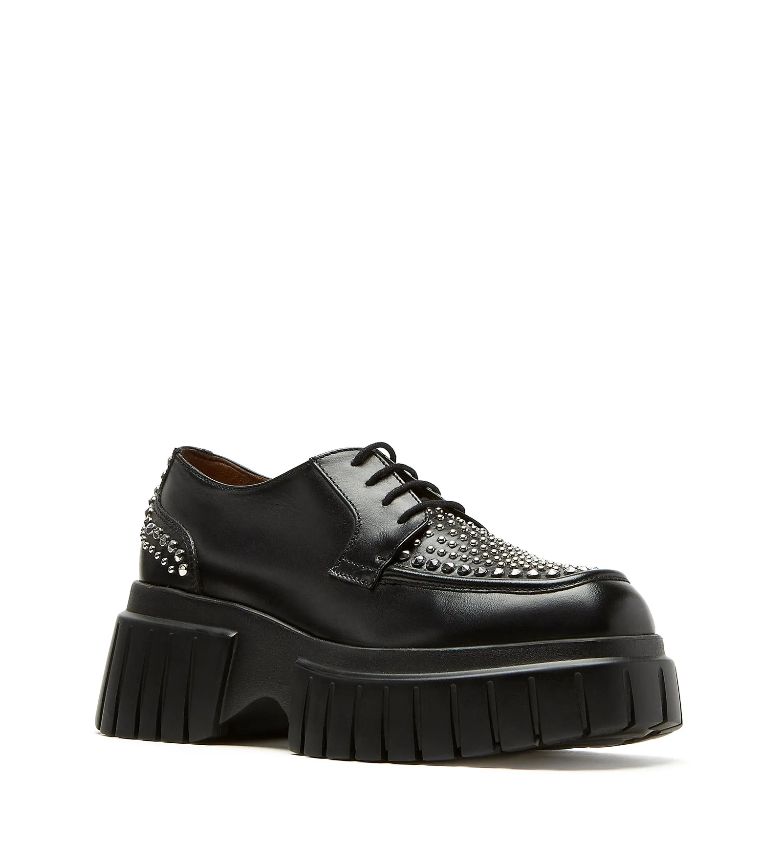 BURKE STUDDED CHUNKY LEATHER SHOE