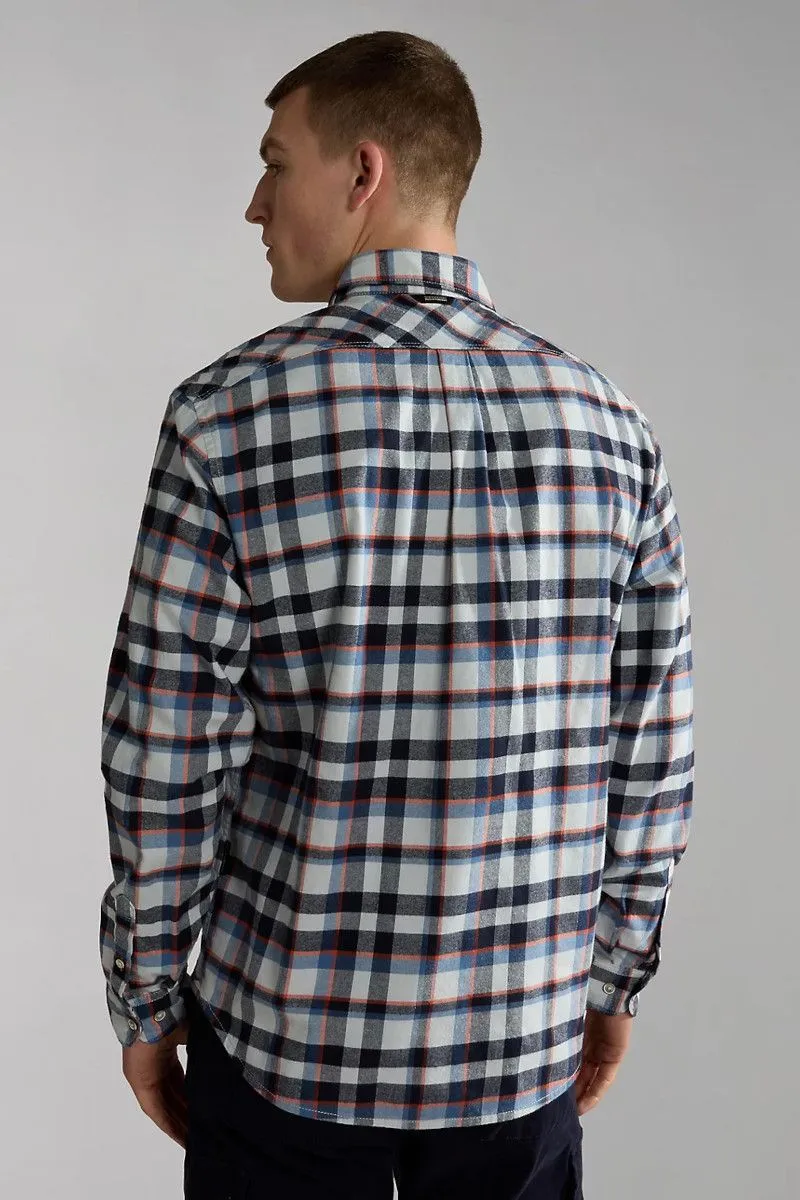 Camicia a manica lunga Trekking uomo Fantasia