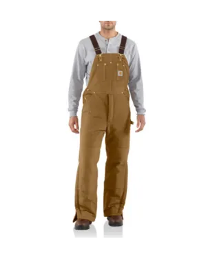 Carhartt Arctic Bib Overall Quilt Lined R03