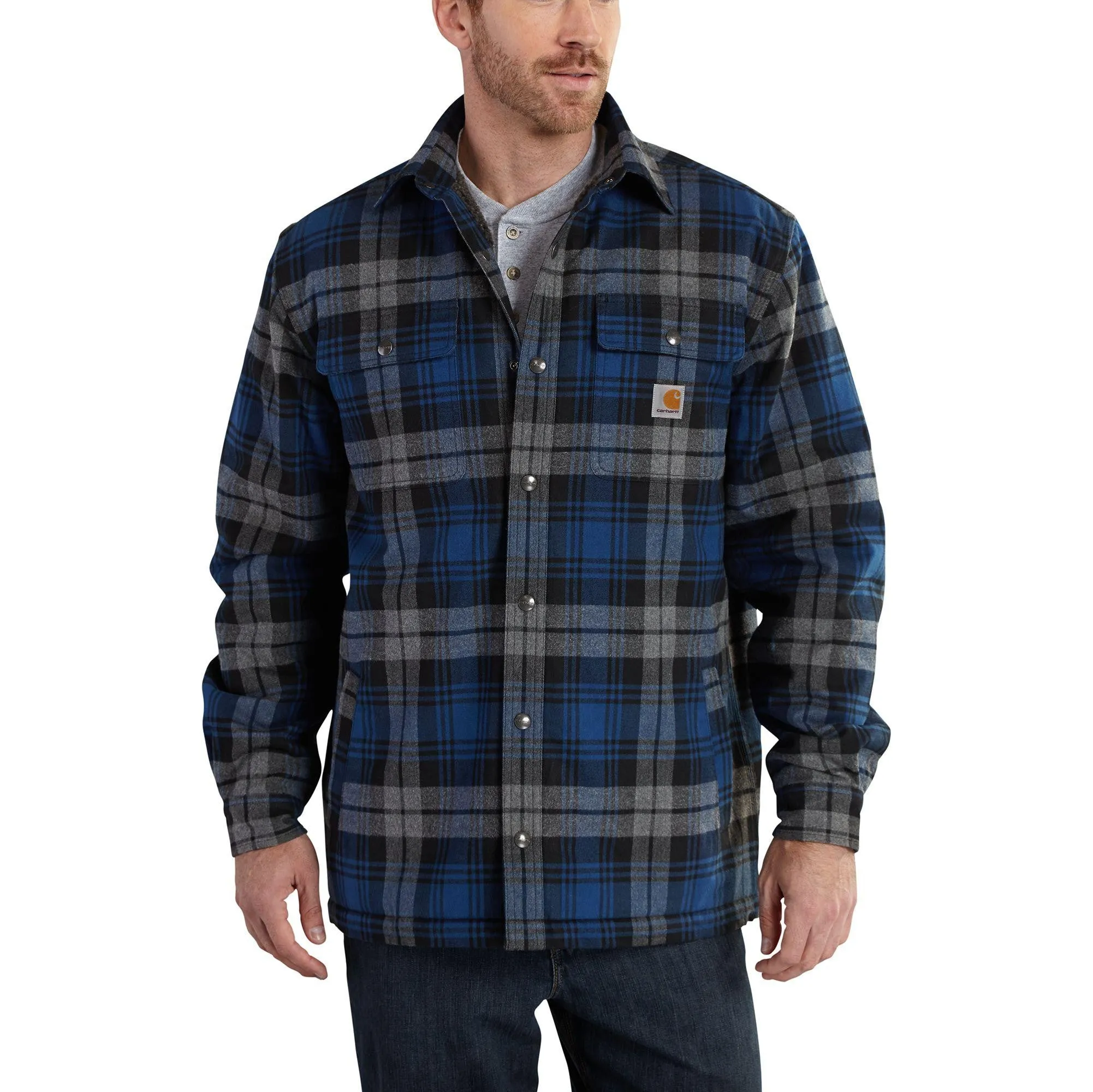 Carhartt Hubbard  Sherpa Lined Shirt Jac