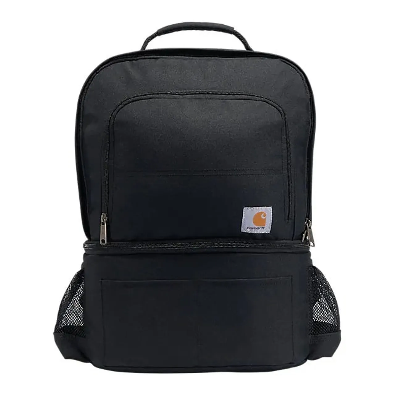 Carhartt Insulated 24 Can Two Compartment Cooler Backpack - Black - 12-1/2" X 17-3/4" X 8"