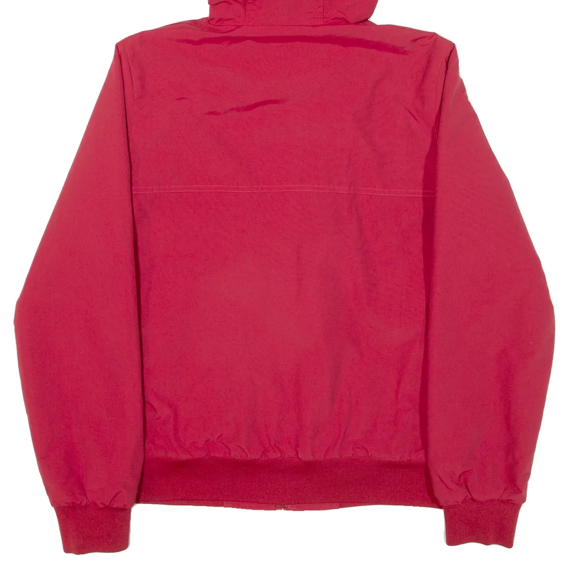 CARHARTT Sail Fleece Lined Mens Jacket Red Nylon Hooded S