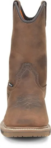 Carolina Mens Anchor Waterproof Leather Soft Toe(CA8036)- Crazy Horse Tan Leather