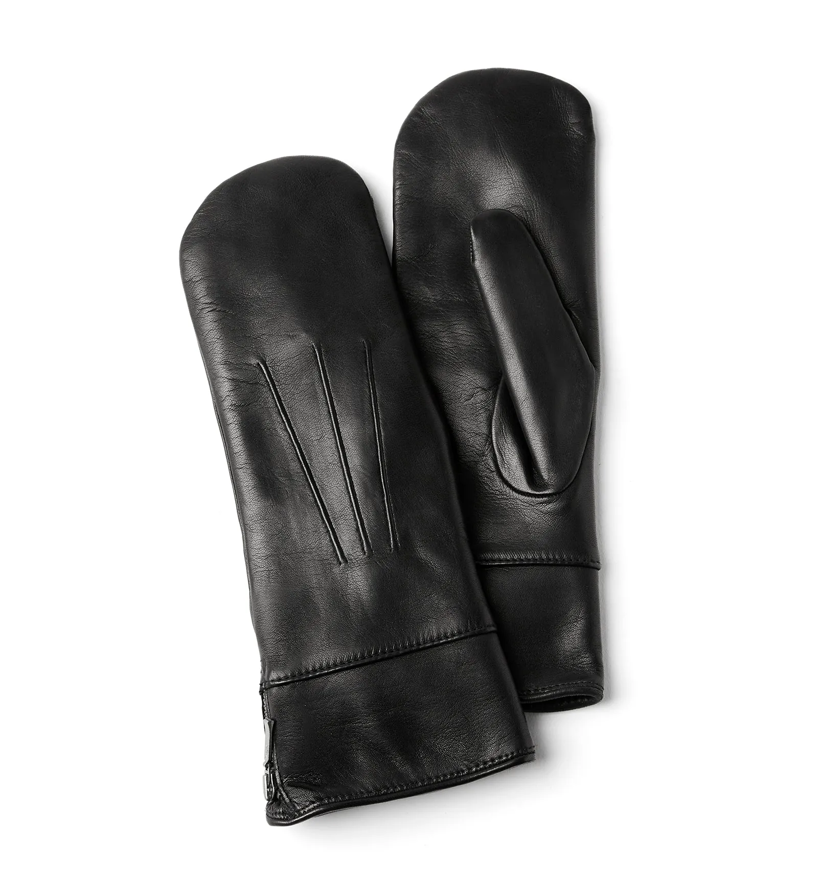 CASPER SHEARLING-LINED LEATHER GLOVES