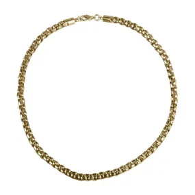 Chester Gold Steel Necklace