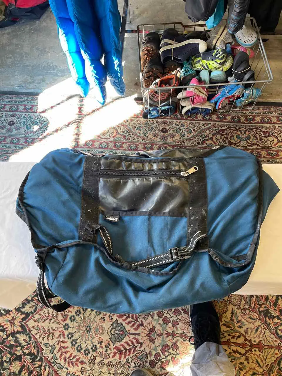 Chrome Messenger Bag