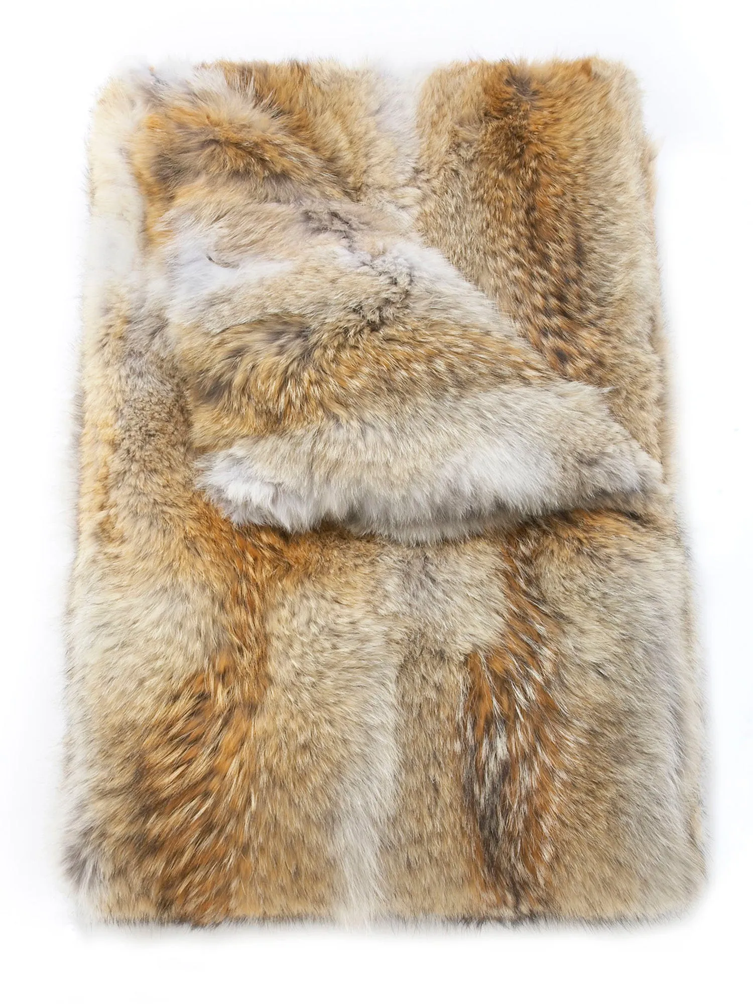 Coyote Fur Throw