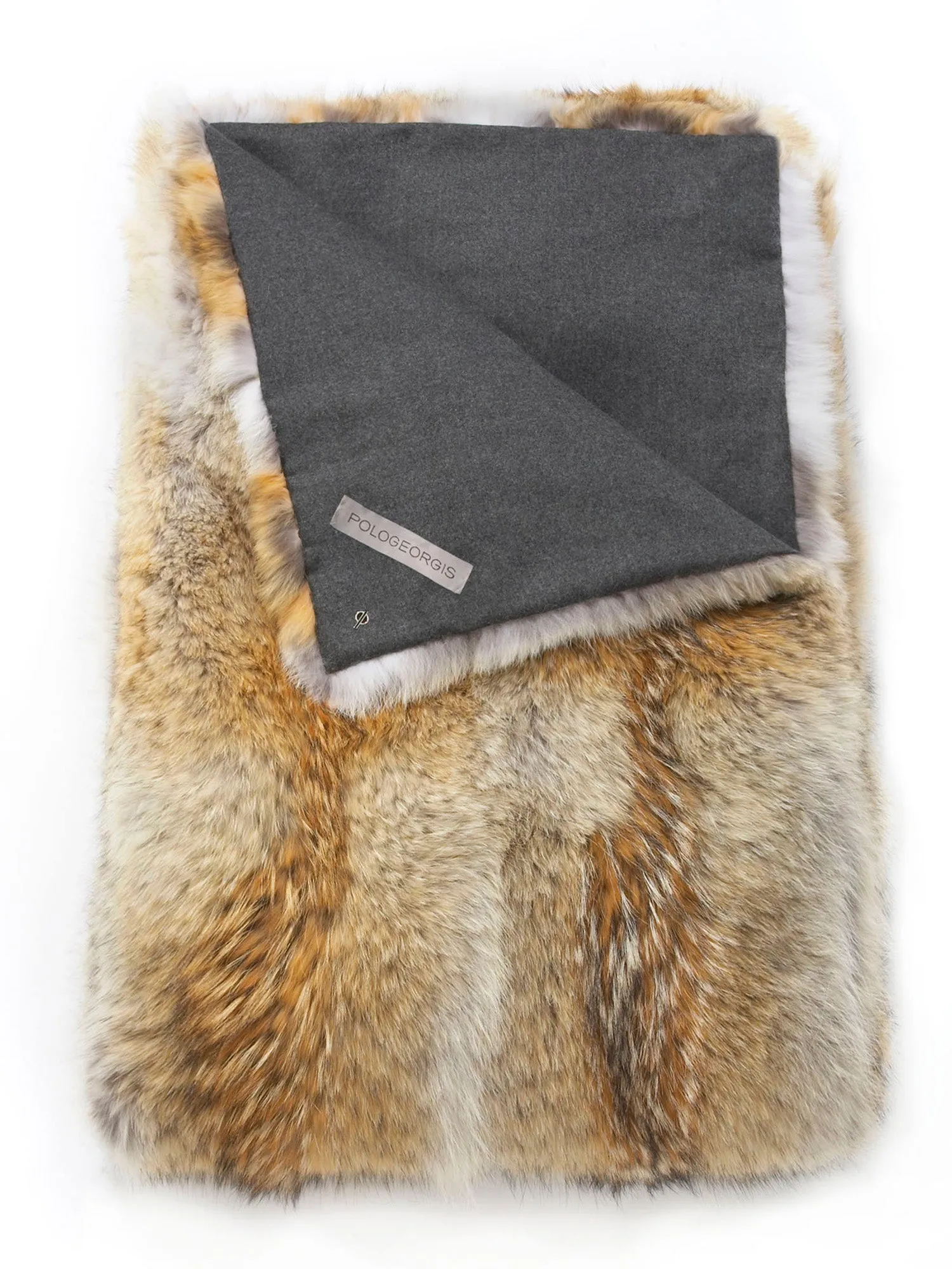 Coyote Fur Throw