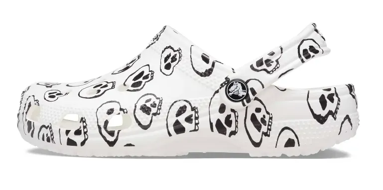 Crocs Classic Clogs Skull Print