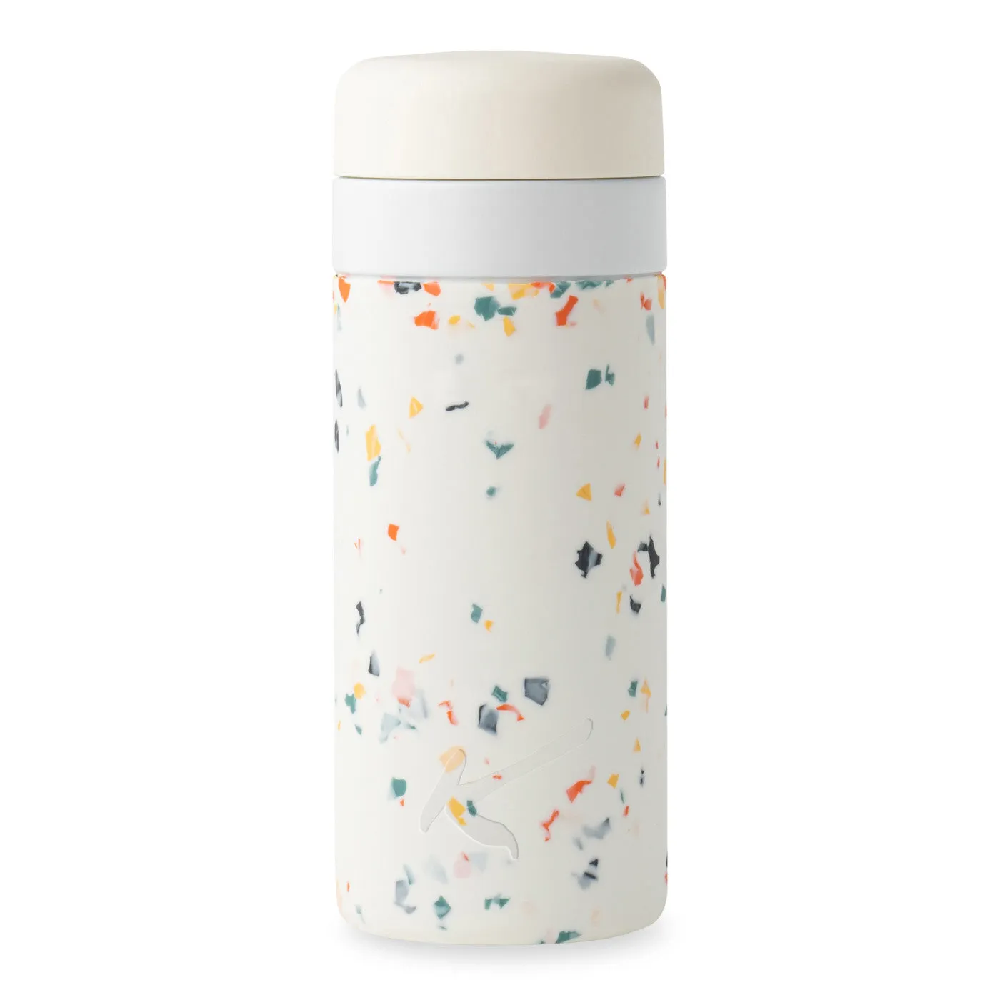 Custom W&P Porter Insulated Ceramic Bottle 16 Oz Cream Terrazzo 101370-160