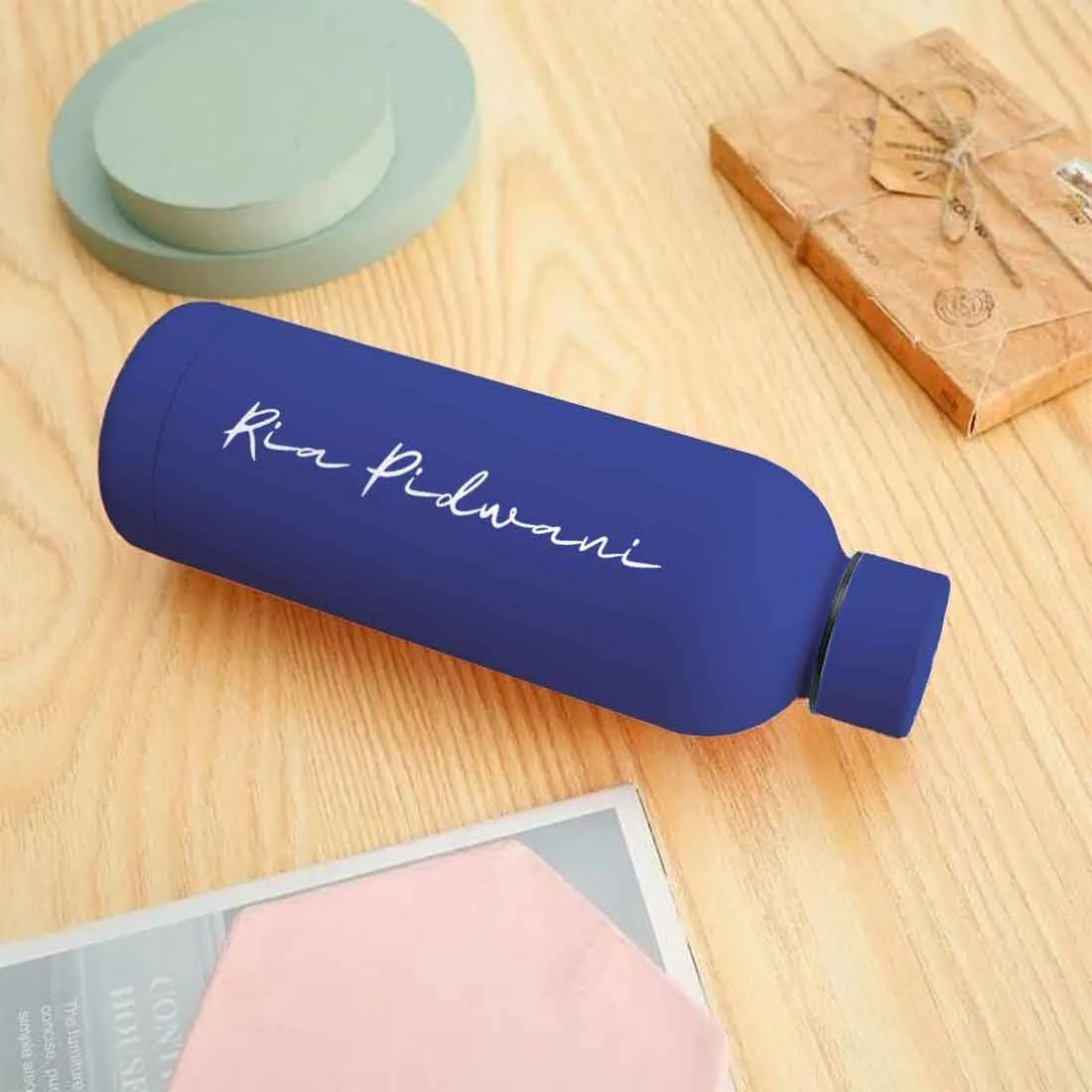 Customized Water Bottles with Names Stainless Steel Double Insulated Water Bottles for Travel Office Gym Home - BPA Free, Leakpr